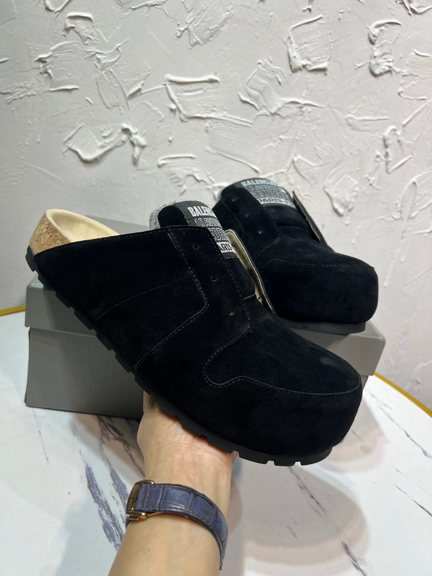 빙셀러 / 발렌시아가 26FW 신상 DUMBO 남성 뮬 슈즈