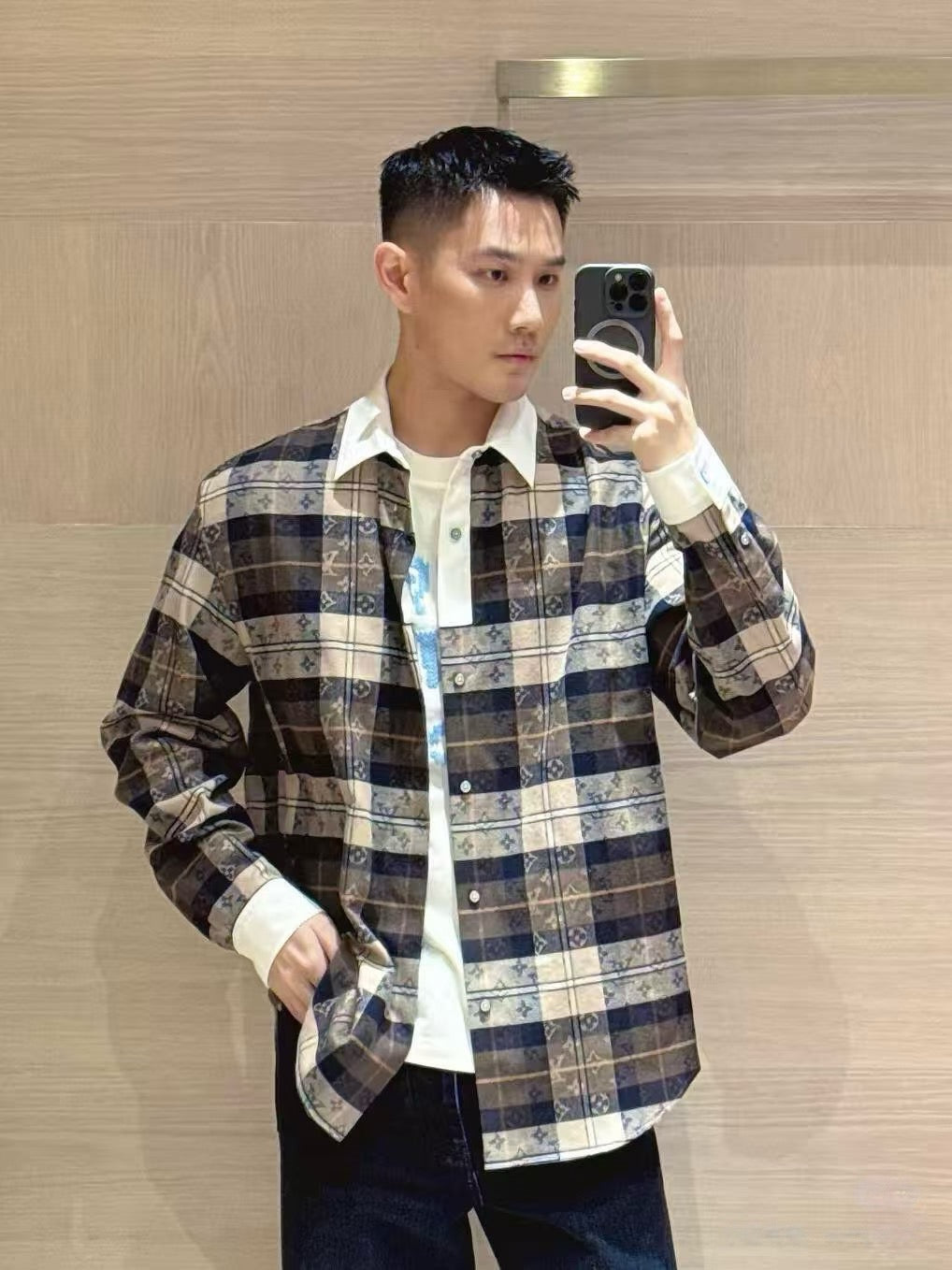 V공장 / 루이비통 긴팔 셔츠