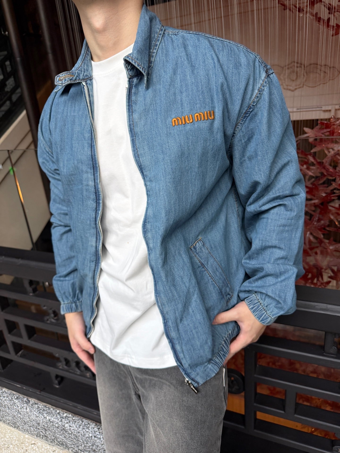 V공장 / 미우미우 데님 자켓