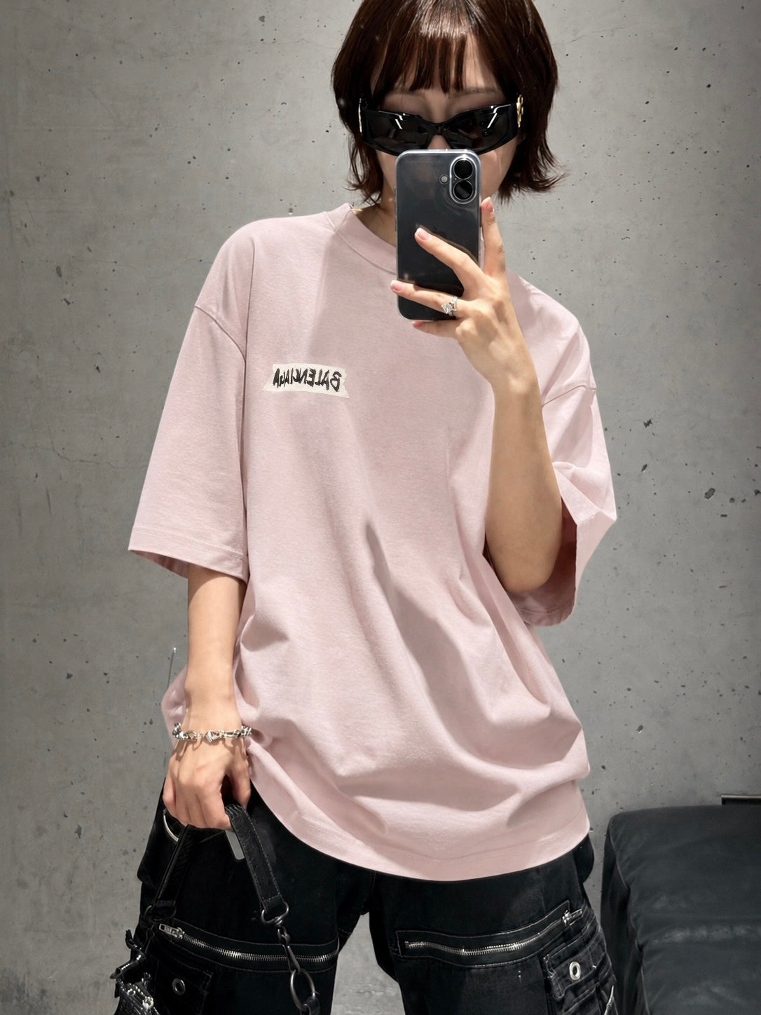 GTR / 발렌시아가 반팔 티셔츠