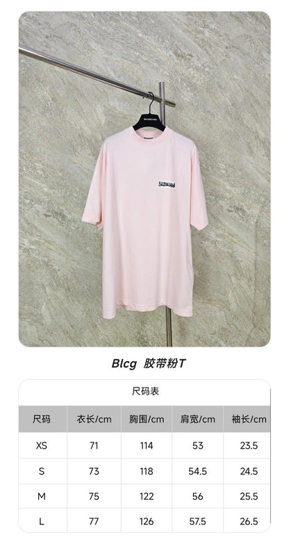 GTR / 발렌시아가 반팔 티셔츠